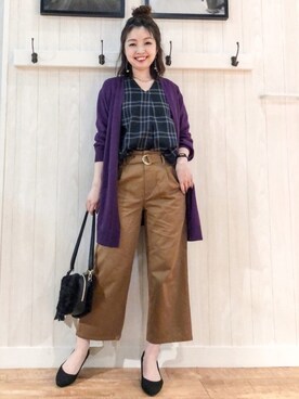 リナさん(レディース・160cm)の秋コーディネート