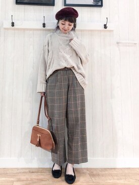 リナさん（レディース・160cm）の秋コーディネート