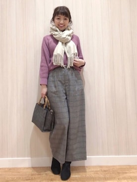 リナさん（レディース・160cm）の冬コーディネート