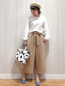 リナさん（レディース・160cm）の冬コーディネート