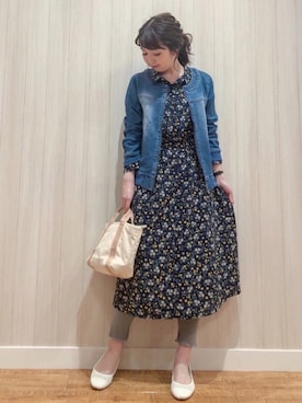 リナさん（レディース・160cm）の春コーディネート