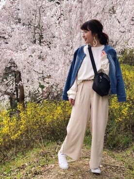 リナさん（レディース・160cm）の春コーディネート