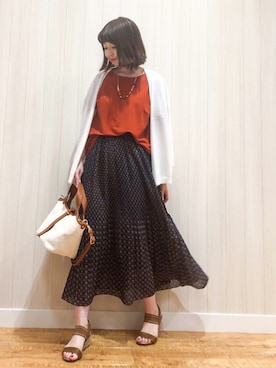 リナさん(レディース・160cm)の春コーディネート