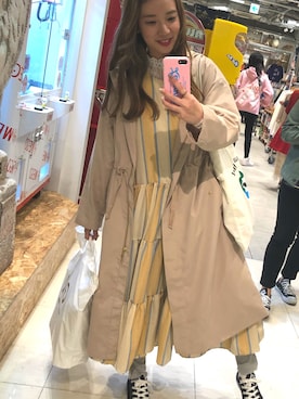 トウニュウチャンさん（レディース・157cm）の春コーディネート