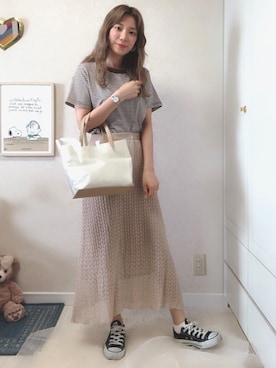 トウニュウチャンさん（レディース・157cm）の夏コーディネート