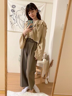 トウニュウチャンさん（レディース・157cm）の秋コーディネート