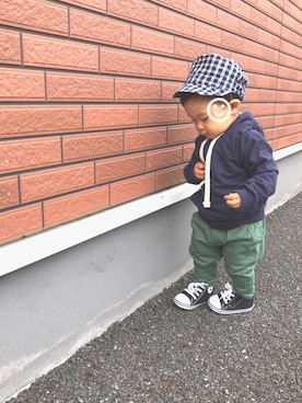 IORI☺︎さん（キッズ・80cm）の春コーディネート