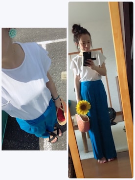 「nﾟ 11（ナンバージュウイチ）のアイテム」を使った、nanaaan*さん（レディース・150cm）の夏コーディネート