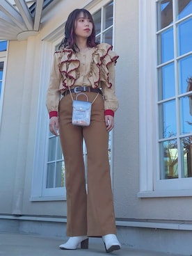 𝑴𝒂𝒐 さん(レディース・158cm)の秋コーディネート