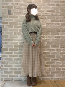 おみぃさん（レディース・157cm）の秋コーディネート