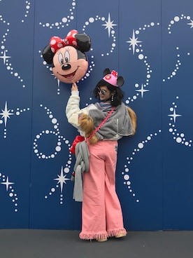 「TOMMY HILFIGER（トミーヒルフィガー）のアイテム（マフラー）」を使った、さいおんさん（レディース・171cm）の春コーディネート