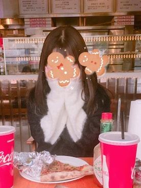 「harapeco（ハラペコ）のアイテム」を使った、ほしたんさん（レディース・156cm）の冬コーディネート