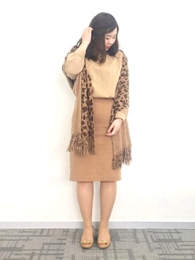 「HENRI BENDEL（ヘンリーベンデル）のアイテム」を使った、魏单纯さん（レディース・161cm）の冬コーディネート