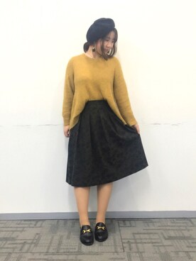 魏单纯さん（レディース・161cm）の冬コーディネート