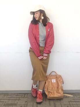 魏单纯さん（レディース・161cm）の冬コーディネート