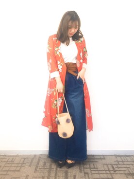 魏单纯さん（レディース・161cm）の春コーディネート