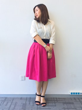 魏单纯さん（レディース・161cm）の春コーディネート