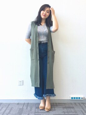 魏单纯さん（レディース・161cm）の夏コーディネート