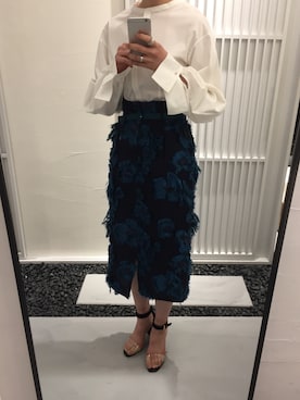 永田　真由さん（レディース・170cm）の春コーディネート