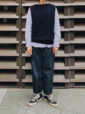 「caqu（サキュウ）のアイテム」を使った、yama_sunsunsunさん（レディース・156cm）の秋コーディネート