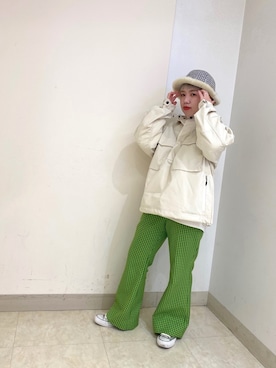 「アイテム（ブルゾン）」を使った、おおもとさん（レディース・150cm・30代）の冬コーディネート