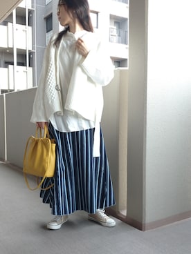 たま🥚ゆっこさん（レディース・165cm）の春コーディネート