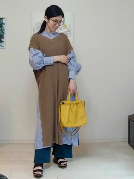 たま🥚ゆっこさん（レディース・165cm）の春コーディネート