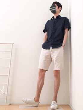 「たんぱんこぞう」｜ゆうさん（メンズ・183cm）の春コーディネート