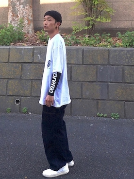 デニムパンツを使った アームウォーマー のメンズ人気ファッションコーディネート Wear