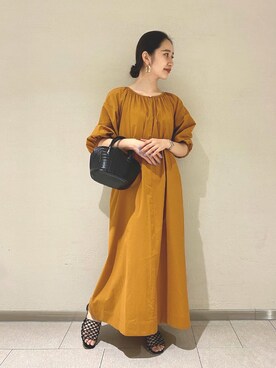 Rope Picnic ロペピクニック のワンピース オレンジ系 を使った人気ファッションコーディネート Wear