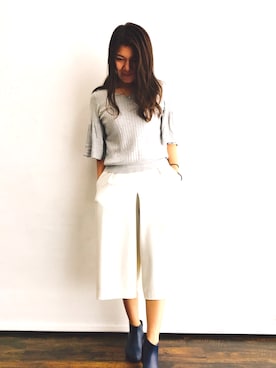 「Faux Pas Paris（フォーパパリ）のアイテム」を使った、magaaさん（レディース・159cm）の秋コーディネート