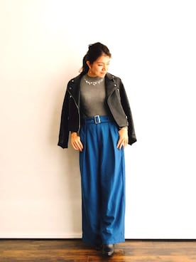 「ZARA WOMAN（ザラウーマン）のアイテム」を使った、magaaさん（レディース・159cm）の秋コーディネート