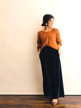 「FREE'S MART（フリーズマート）のアイテム（アクセサリー）」を使った、magaaさん（レディース・159cm）の冬コーディネート