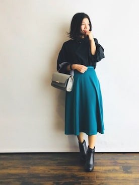 「coca（coca）（コカ）のアイテム」を使った、magaaさん（レディース・159cm）の冬コーディネート