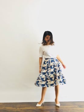 「PLAIN CLOTHING（プレーンクロージング）のアイテム（アクセサリー）」を使った、magaaさん（レディース・159cm）の春コーディネート