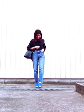 「PLAIN CLOTHING（プレーンクロージング）のアイテム（アクセサリー）」を使った、magaaさん（レディース・159cm）の春コーディネート