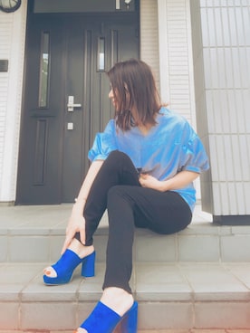 「PLAIN CLOTHING（プレーンクロージング）のアイテム（アクセサリー）」を使った、magaaさん（レディース・159cm）の春コーディネート