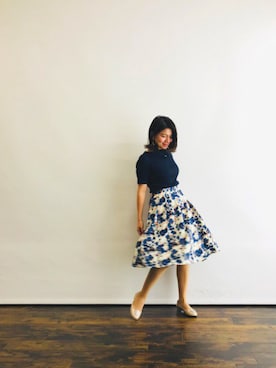 「PLAIN CLOTHING（プレーンクロージング）のアイテム（アクセサリー）」を使った、magaaさん（レディース・159cm）の春コーディネート