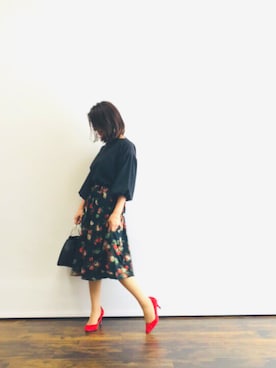 「PLAIN CLOTHING（プレーンクロージング）のアイテム（アクセサリー）」を使った、magaaさん（レディース・159cm）の夏コーディネート