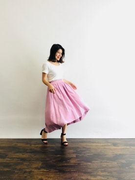 「PLAIN CLOTHING（プレーンクロージング）のアイテム（アクセサリー）」を使った、magaaさん（レディース・159cm）の夏コーディネート