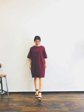 「PLAIN CLOTHING（プレーンクロージング）のアイテム（アクセサリー）」を使った、magaaさん（レディース・159cm）の夏コーディネート