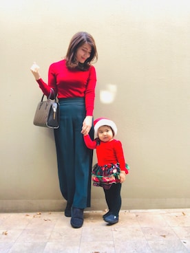 「ZARA WOMAN（ザラウーマン）のアイテム」を使った、magaaさん（レディース・159cm）の冬コーディネート