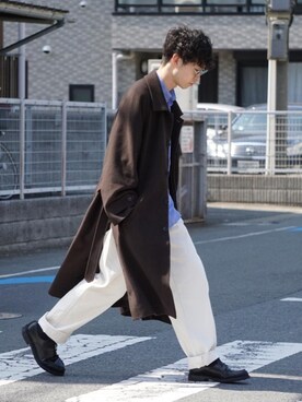RYO TAKASHIMA（リョウタカシマ）のステンカラーコートを使った人気 ...
