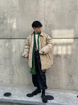 HED MAYNERのダウンジャケット/コートを使った人気ファッション 