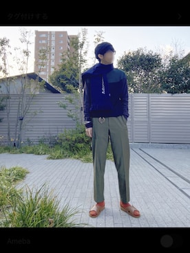 「PATRICK STEPHAN（パトリックステファン）のアイテム（アクセサリー）」を使った、あきくんさん（メンズ・170cm）の冬コーディネート