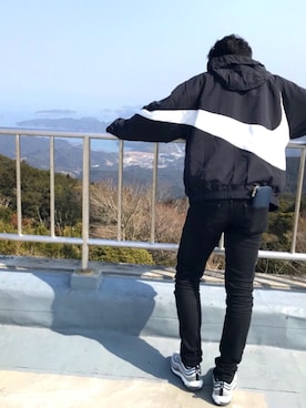 「ストリート服が好き」｜「アイテム（ナイロンジャケット）」を使った、こーへーさん（メンズ・173cm）の秋コーディネート
