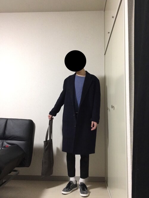 Jumpei Acne Studiosのチェスターコートを使ったコーディネート Wear