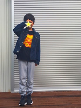 「アイテム（ジャケット/アウター）」を使った、ico_nico_sanco3さん（キッズ・140cm・10代）の春コーディネート