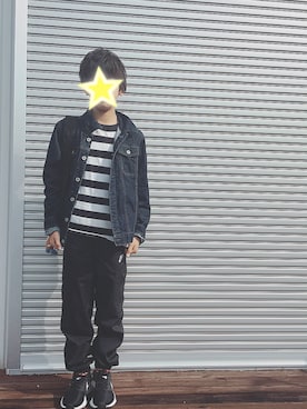 「BACK NUMBER（バックナンバー）のアイテム（ジャケット/アウター）」を使った、ico_nico_sanco3さん（キッズ・140cm）の春コーディネート