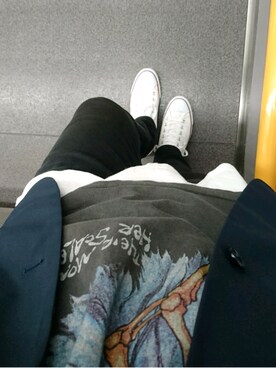 「CONVERSE（コンバース）のALL STAR HI（スニーカー）」を使った、KENZOUさん（メンズ・179cm）の夏コーディネート